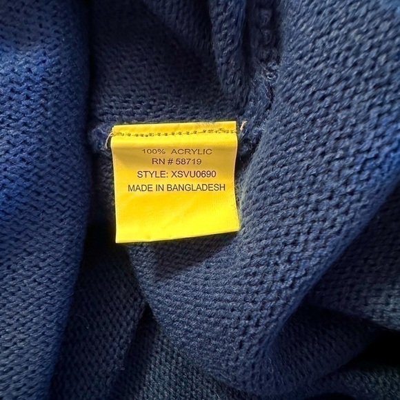 Women’s Sweater Poncho by NY Collection - Size S - NWT - Picture 5 of 5